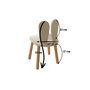 Hanah Home Bunny Chair - Blanco